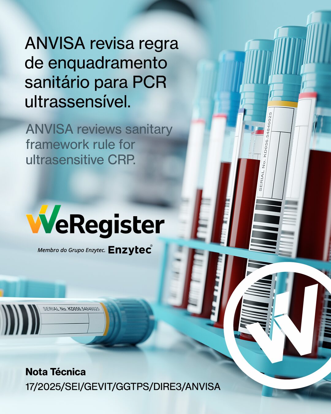 Featured image for “ANVISA revises sanitary classification rule for ultra-sensitive CRP”